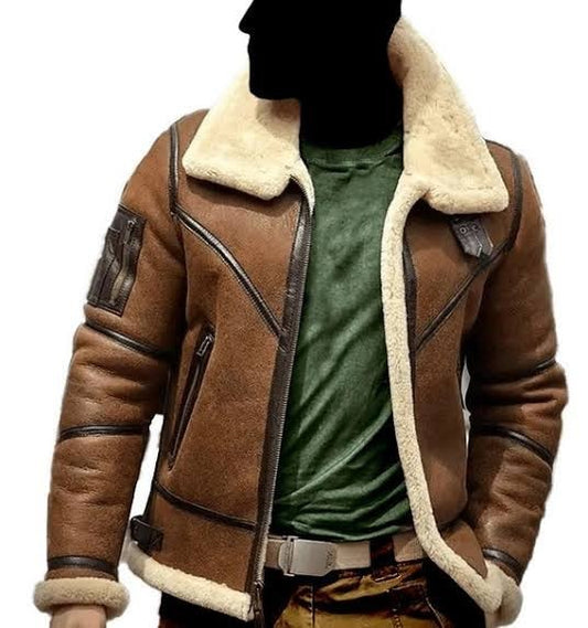 Legendary B3 Airforce Jacket, Crafted Sheep Leather for Men