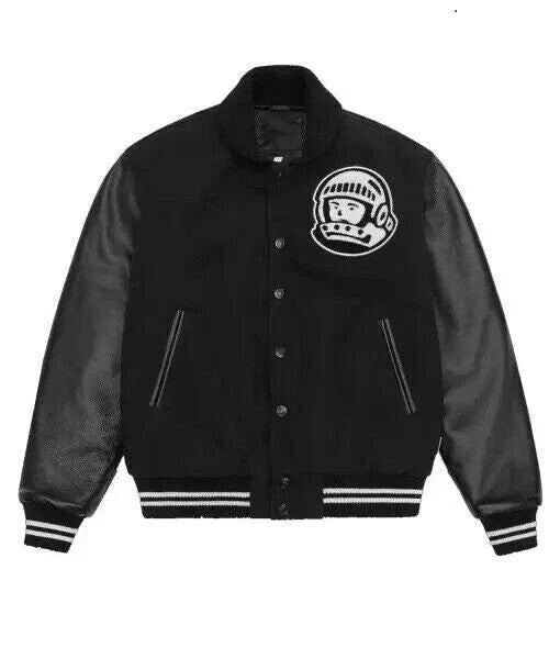 Billionaire Boys Club Varsity Jacket Leather Sleeves and Wool Body Letterman