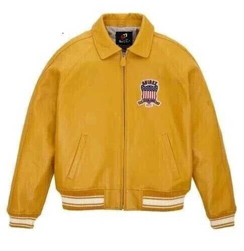 Avirex American Flight Yellow Aces A2 USA Edition Jacket, Avirex Bomber